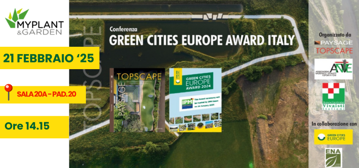 SAVE THE DATE: CONFERENZA GREEN CITIES EUROPE AWARD ITALY